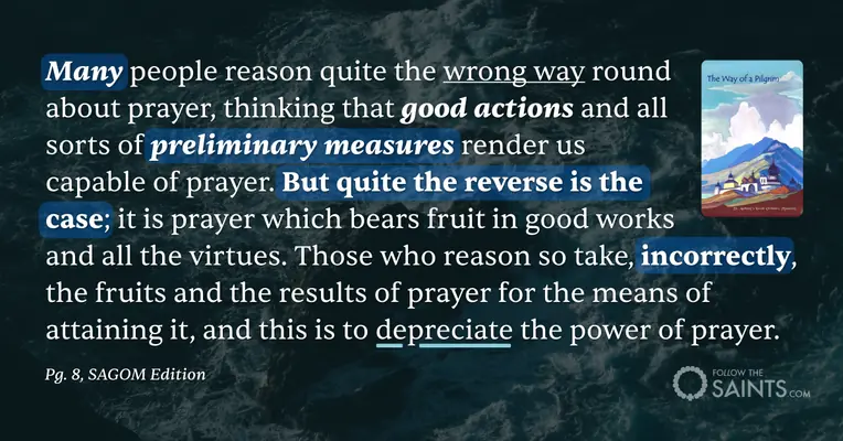 Prayer depreciated - The Way of a Pilgrim