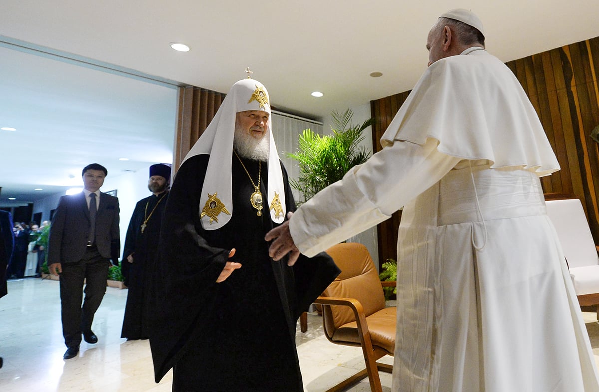 Pope Francis and Patriarch Kirill in Havana