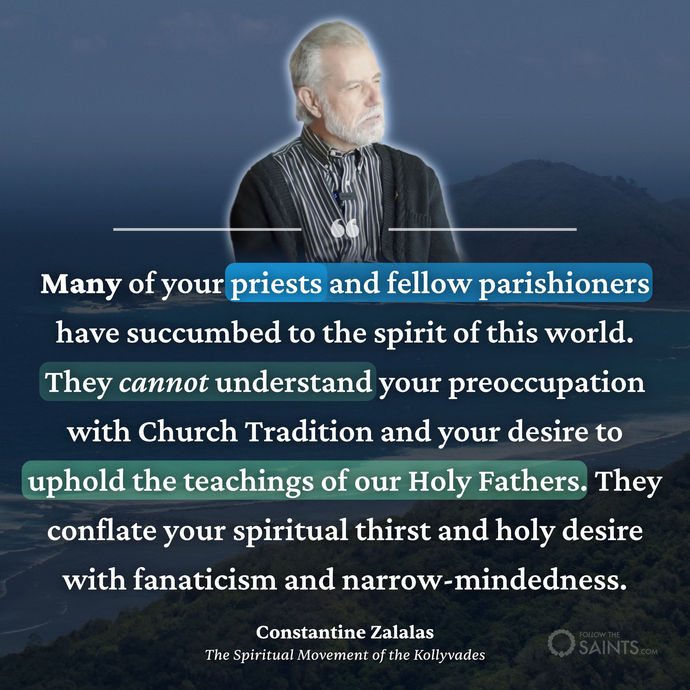 Many have succumbed to the spirit of the world