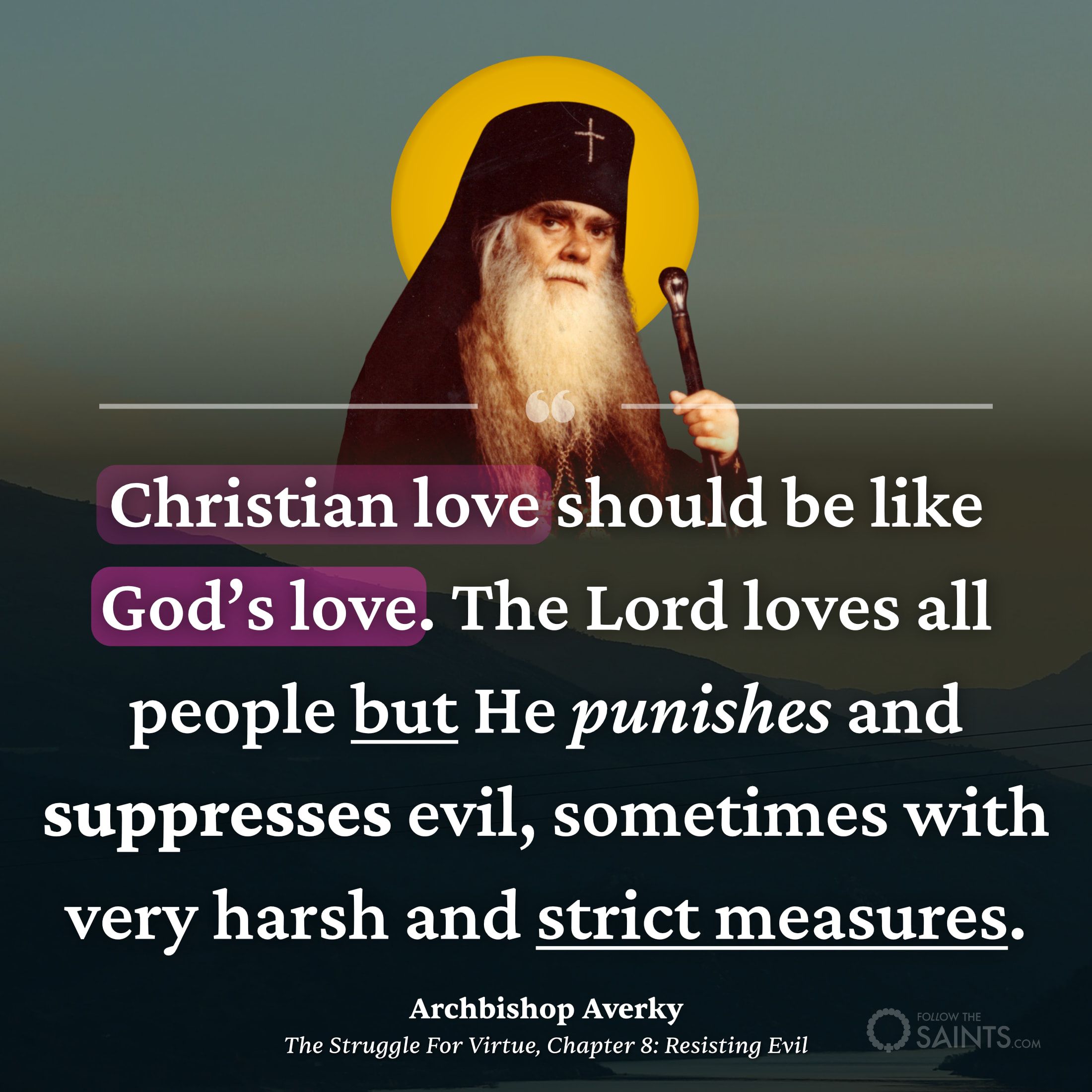 Christian love should be like God's love