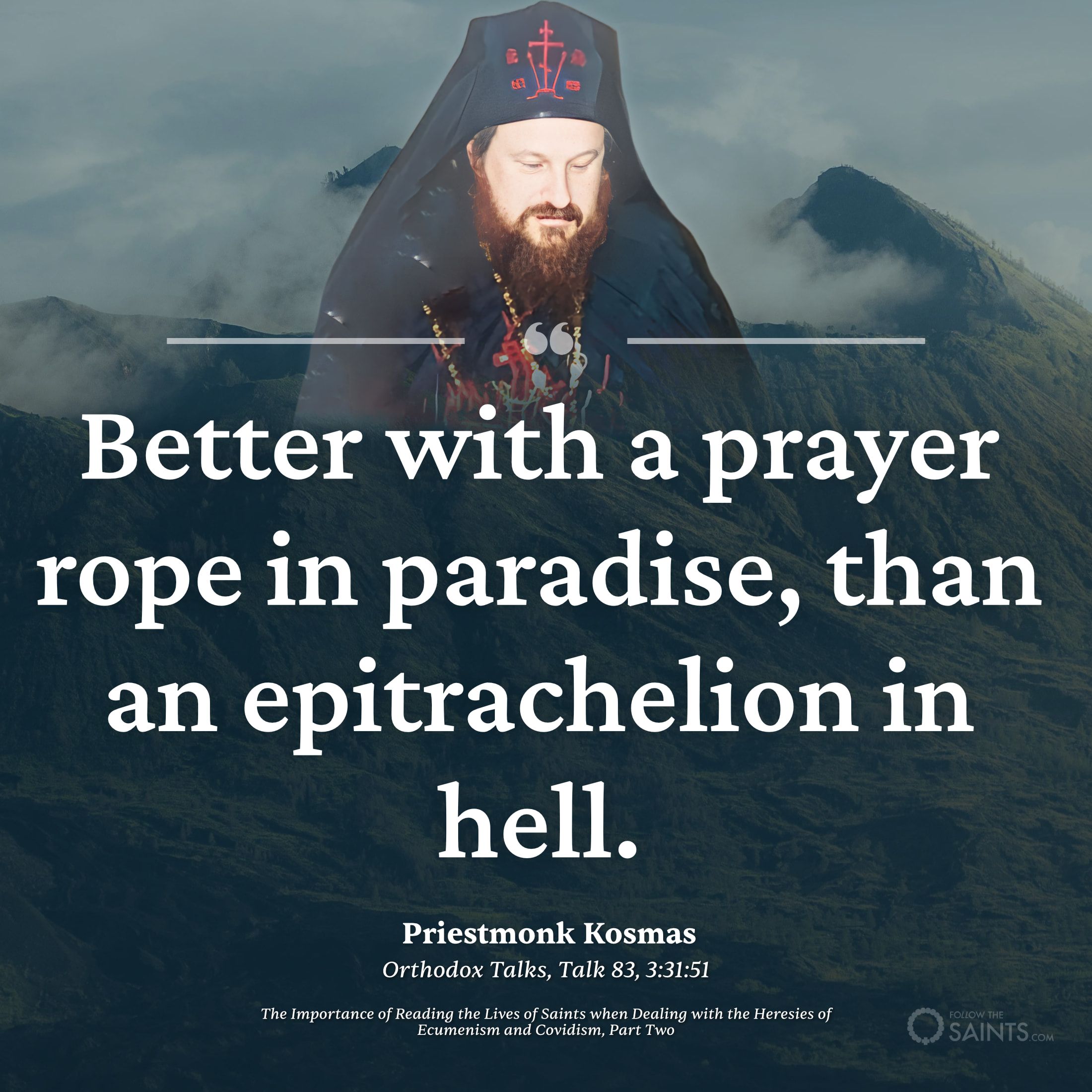 Better a prayer rope in paradise