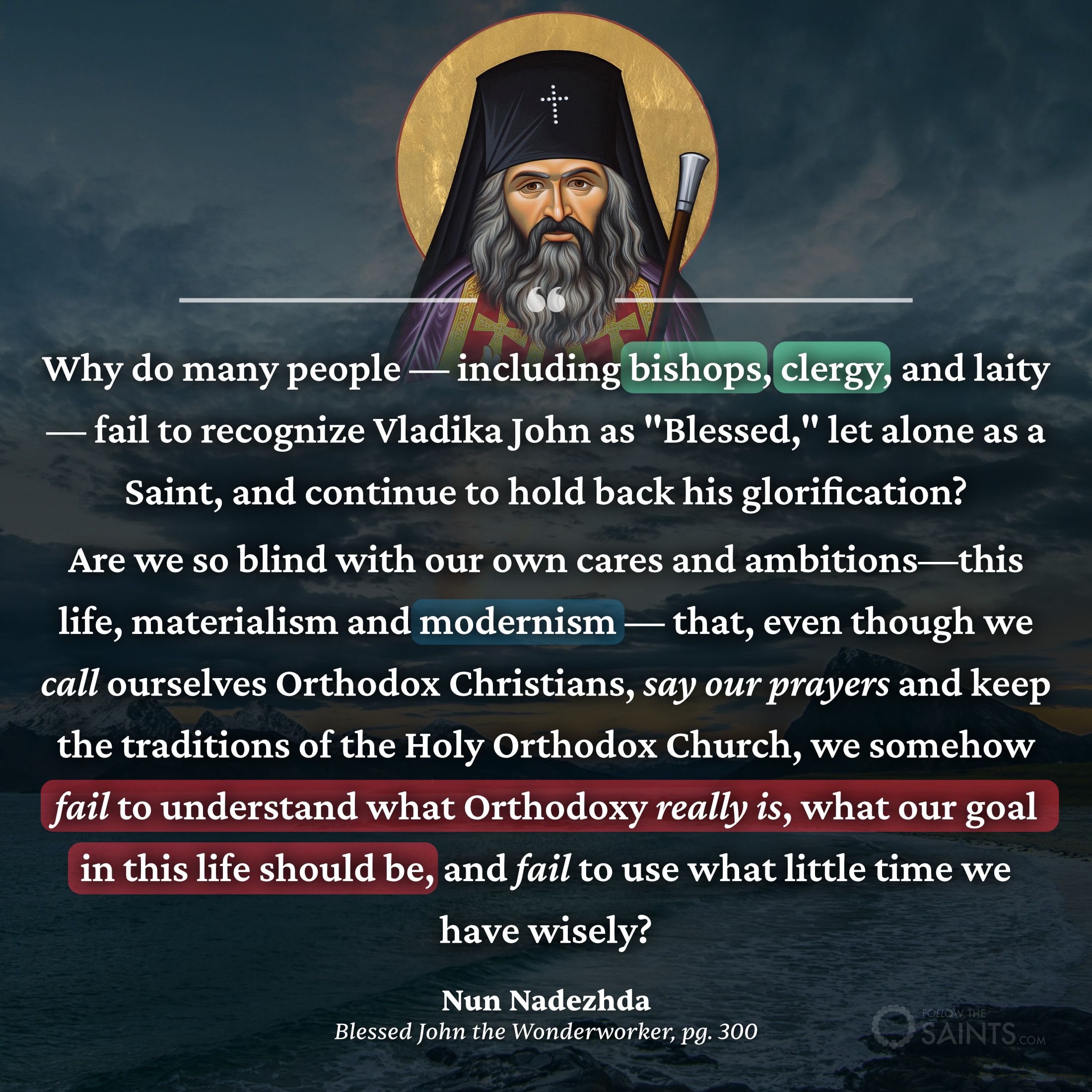 St. John Maximovitch and what Orthodoxy is