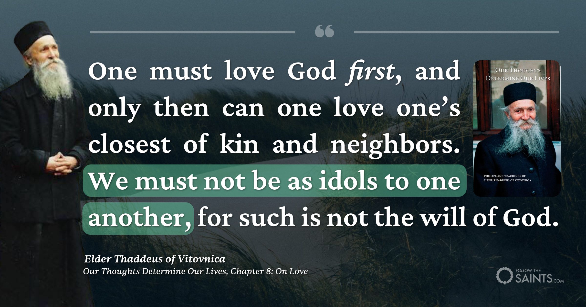 We must love God first