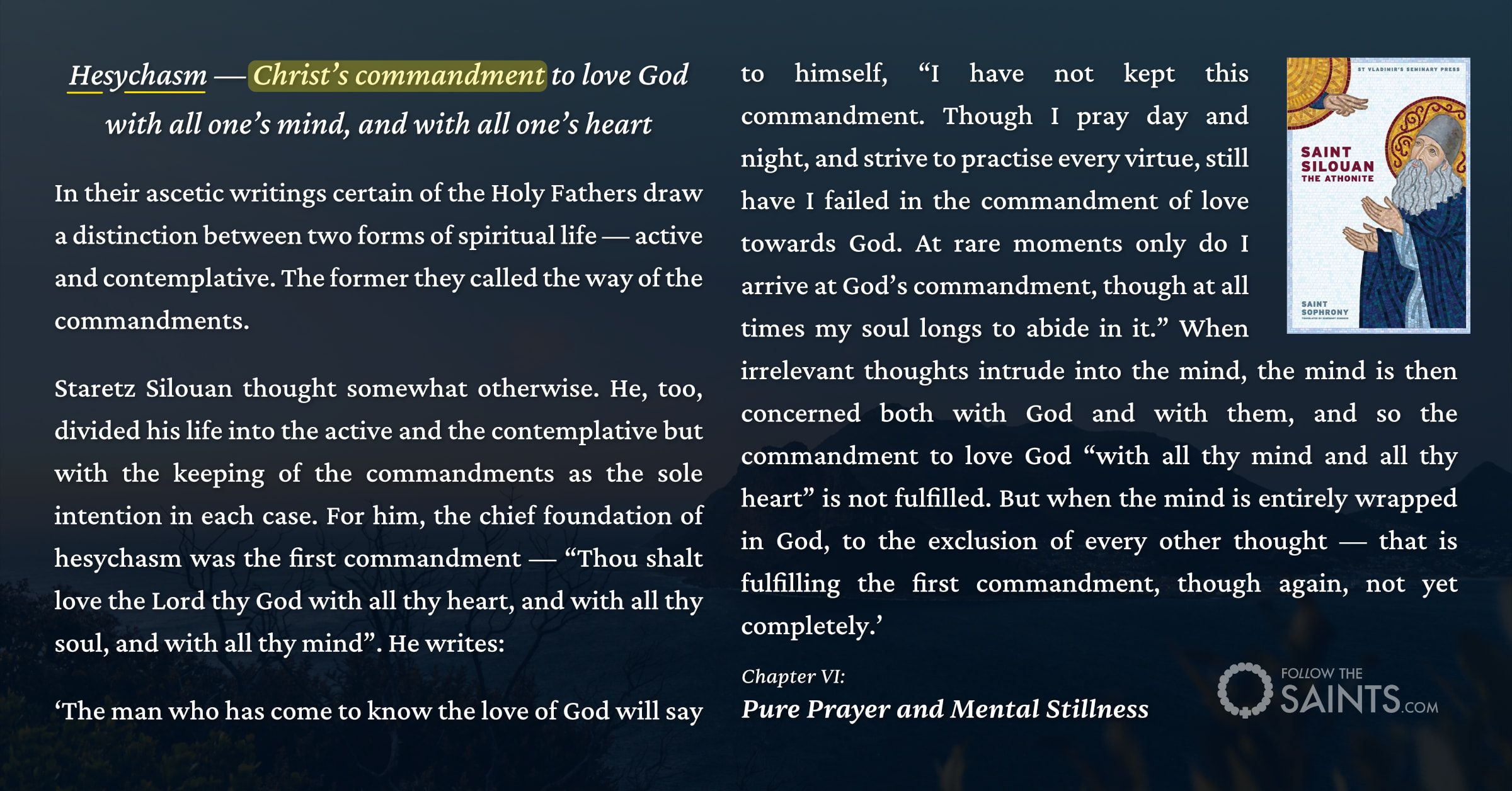 Silouan Hesychasm