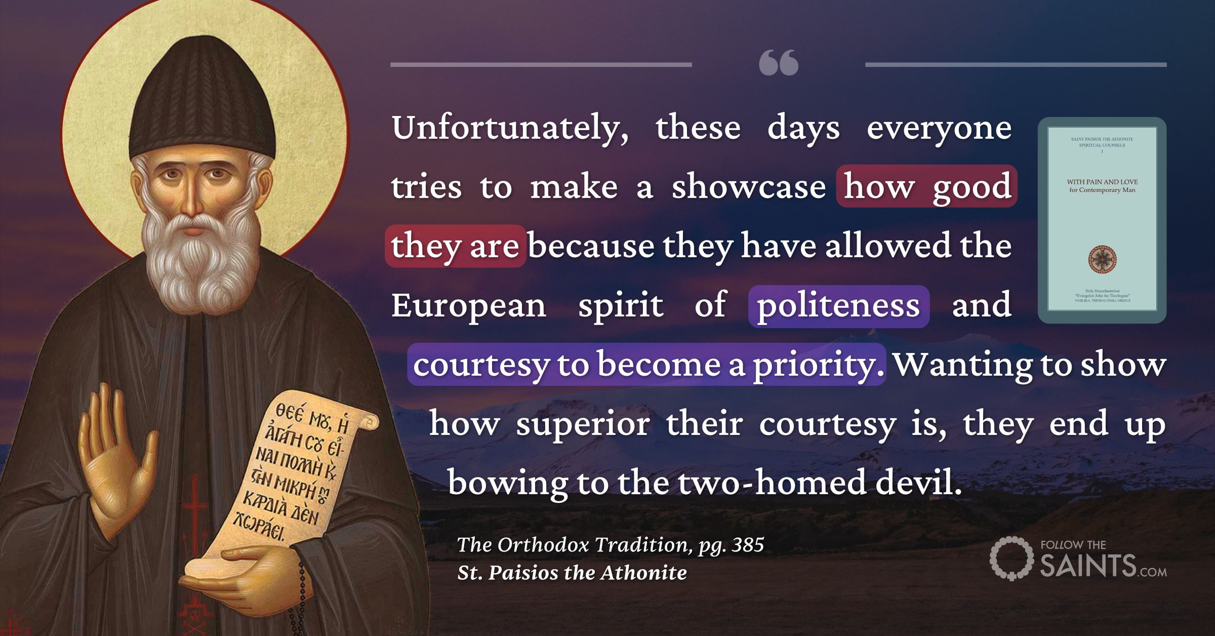 Showing how good we are