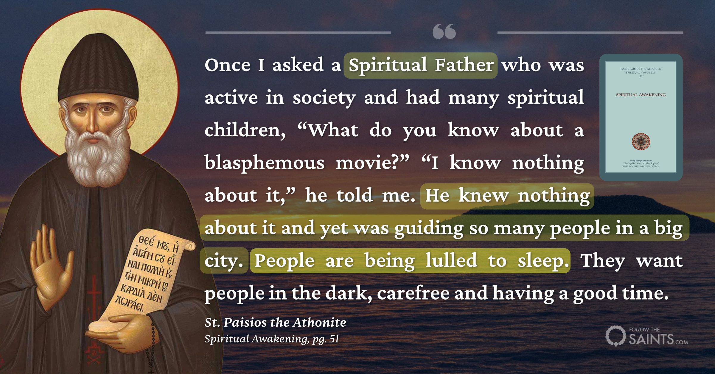 People are being lulled to sleep