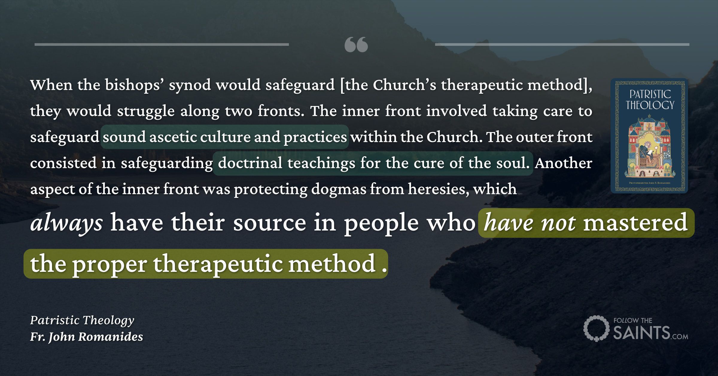 Heresies come from lack of noetic prayer