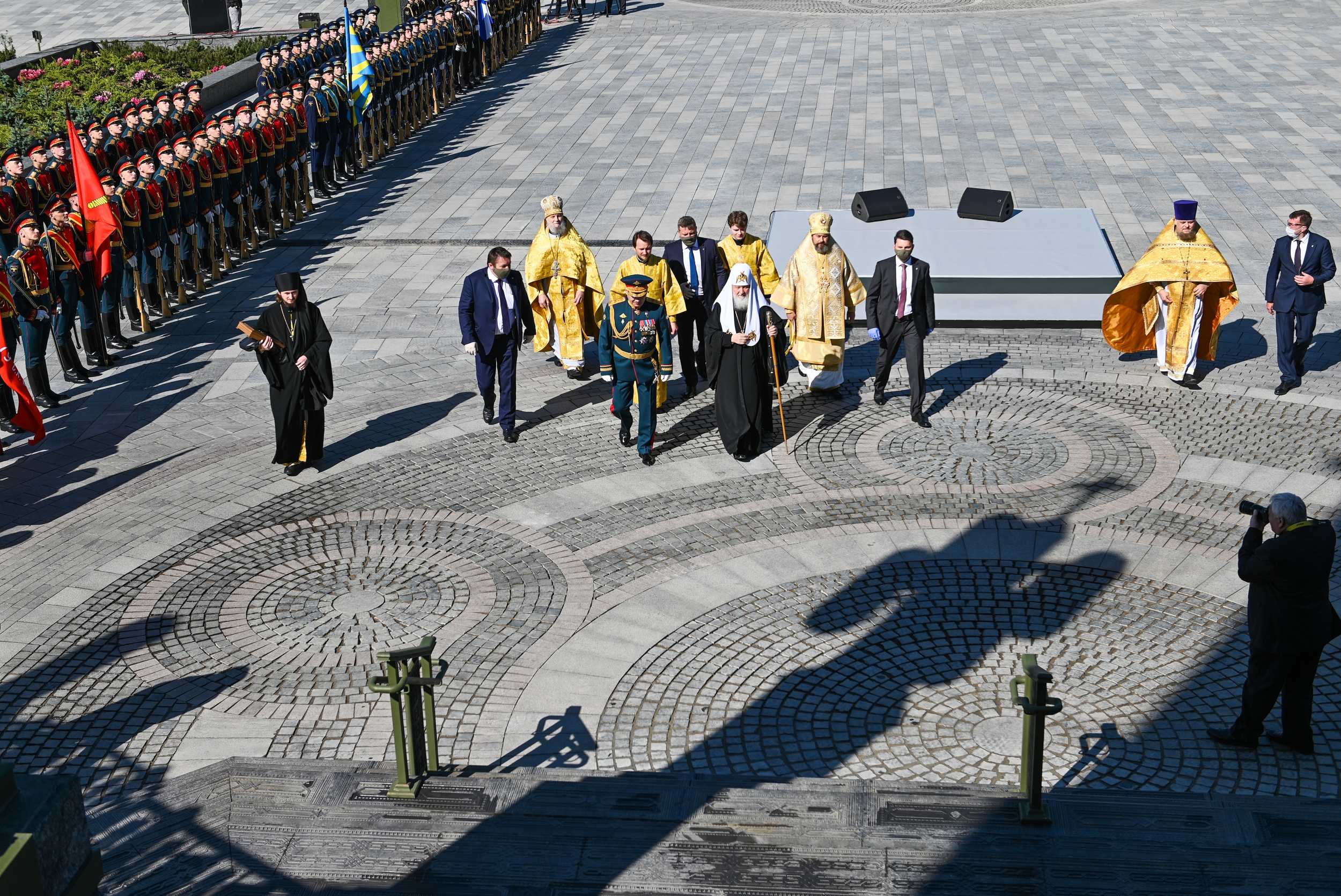 Armed Forces Cathedral, exterior (detail), 14 June 2020