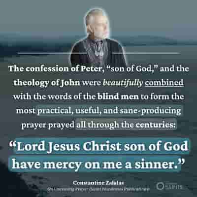 Jesus Prayer was combined - Constantine Zalalas