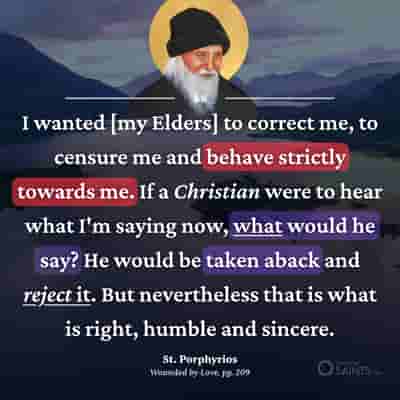 Christians are taken aback at strict treatment - St. Porphyrios