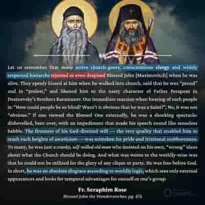 Many despised St. John - Fr. Seraphim Rose