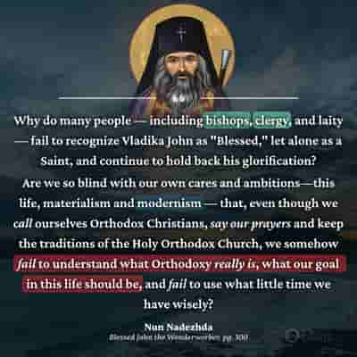 St. John Maximovitch and what Orthodoxy is - Nun Nadezhda