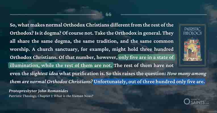 How many are illumined? - Protopresbyter John Romanides