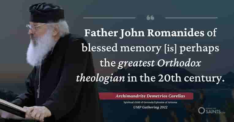 Greatest Theologian in 20th Century - Spiritual child of Geronda Ephraim of Arizona