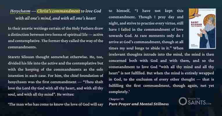 Silouan Hesychasm - St. Silouan the Athonite