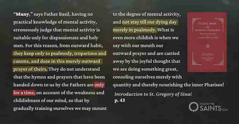 Psalmody only for a time - Elder Basil of Poiana Marului