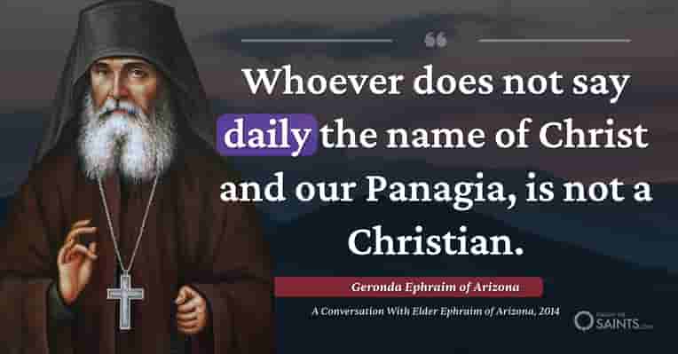 Who is not a Christian? - Geronda Ephraim of Arizona